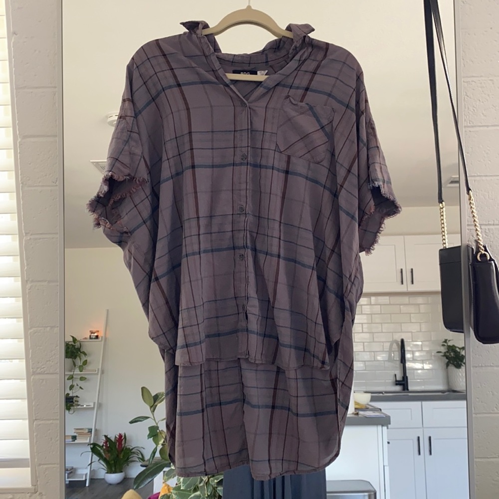 Oversized high low BDG shirt for sale!
